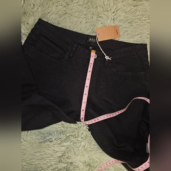 A.P.C Jean Moulant Noir Black Skinny Jeans  Size 28 NWT - Picture 11 of 13